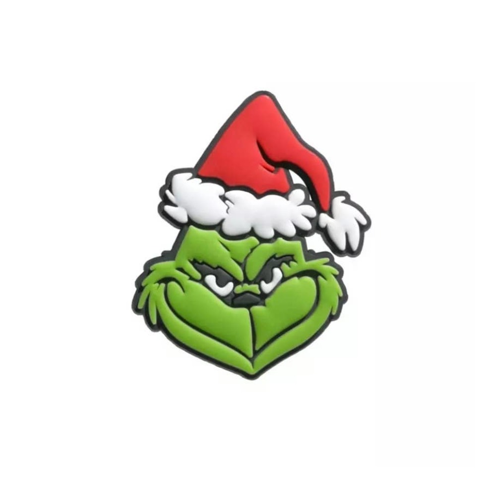 PVC Shoe Charm - grinch - 1 piece